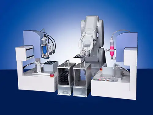 HM-AeroJet berøringsfri jetdispenser for smeltelim